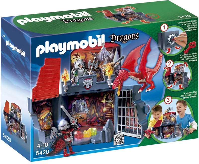 Speelbox "Drakenridder" / Coffre "Chevaliers dragons" van Playmobil in Meerkleurig – productfoto