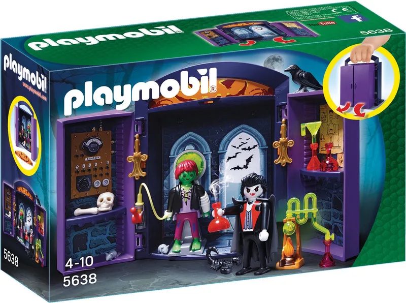Speelbox Spookhuis - 5638 von Playmobil in Paars – Produktfoto