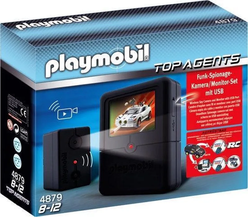 Spionage cameraset/Caméra d'espionnage de Playmobil en Zwart – photo du produit