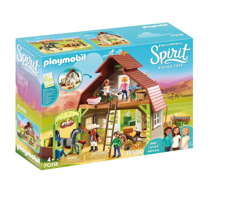 Spirit Schuur met Lucky, Pru en Abigail - 70118 von Playmobil in Multicolor – Produktfoto