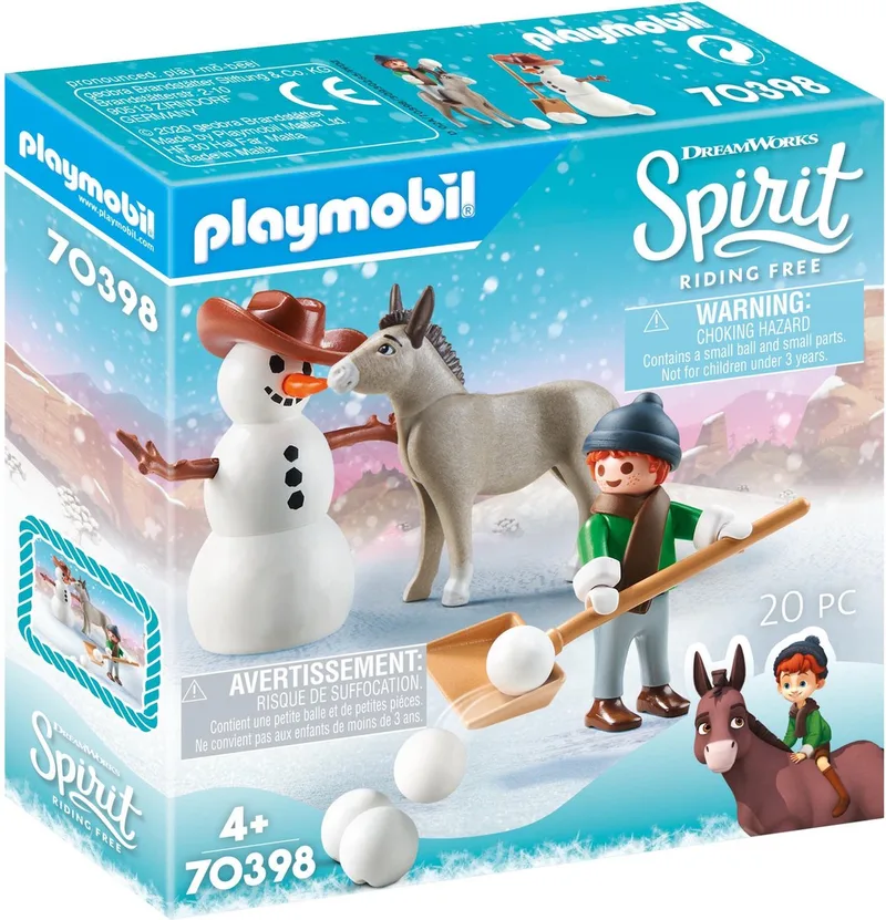 Spirit Sneeuwpret met Snips & Meneer Carrots - 70398 von Playmobil in Multicolor – Produktfoto