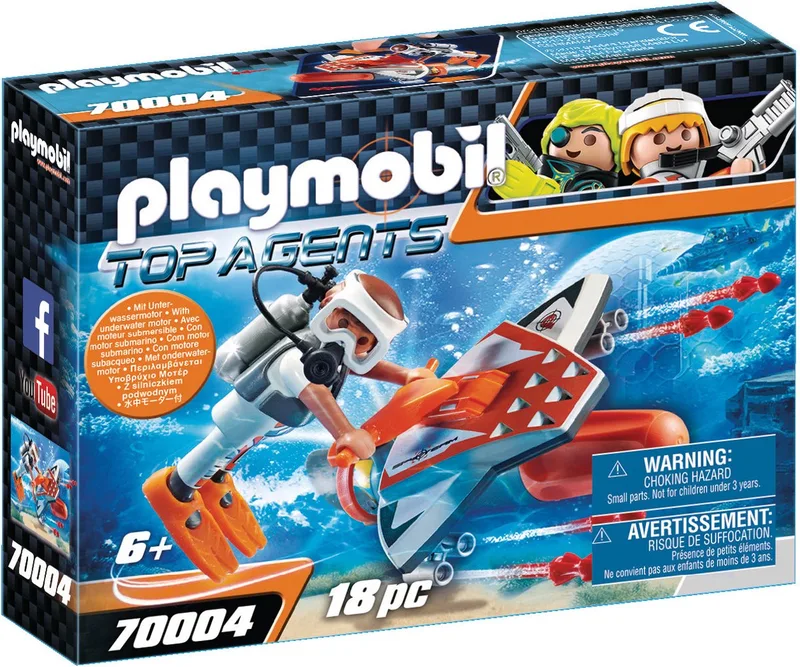SPY TEAM Onderwaterjet - 70004 de Playmobil en Multicolor – photo du produit