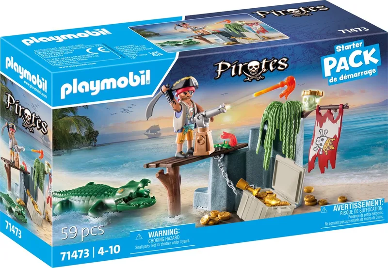 Starter Pack Piraat met alligator - 71473 by Playmobil in Meerkleurig – product photo
