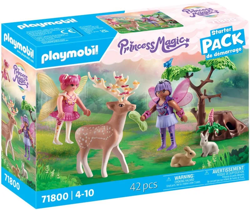 Starter Packs Princess Magic Feeën met bosdieren 71800 by Playmobil in Meerkleurig – product photo