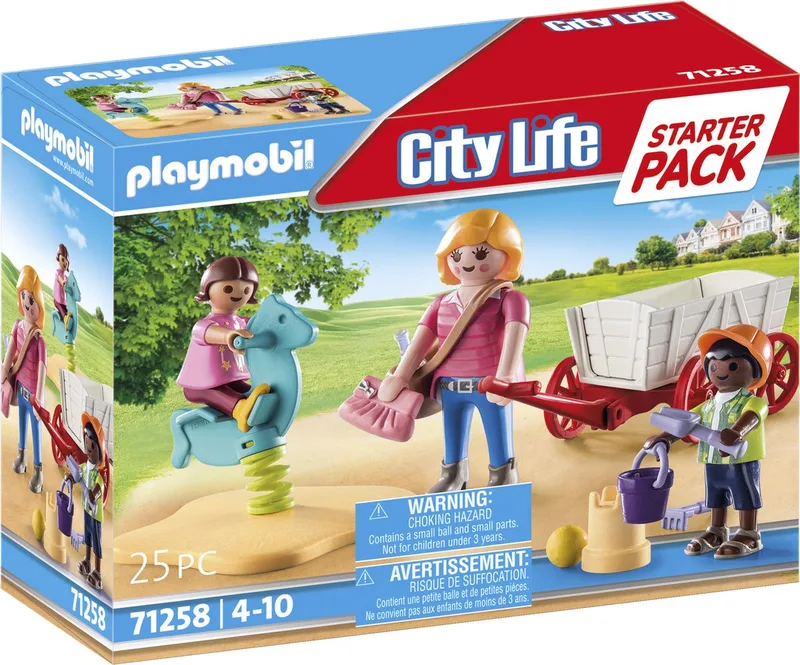 Starterpack Opvoeder met Bolderwagen - 71258 de Playmobil en Overig – photo du produit