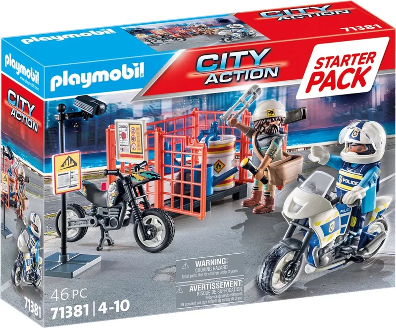 Starterpack Politie - 71381 van Playmobil in Meerkleurig – productfoto