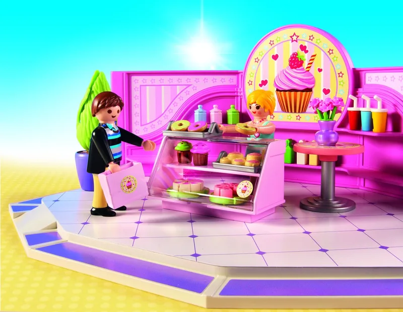 Taartenwinkel - 9080 de Playmobil en Roze – photo du produit