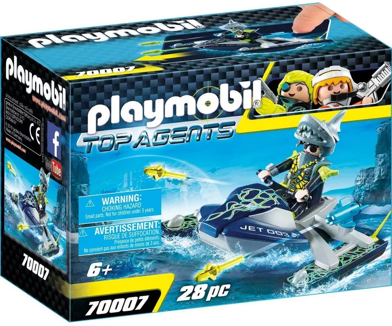 TEAM S.H.A.R.K. Raketscooter - 70007 von Playmobil in Multicolor – Produktfoto