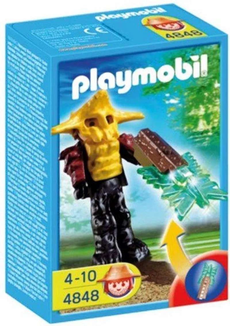 Tempelwachter met Groen Lichtgevend Wapen - 4848 de Playmobil en "groen – photo du produit