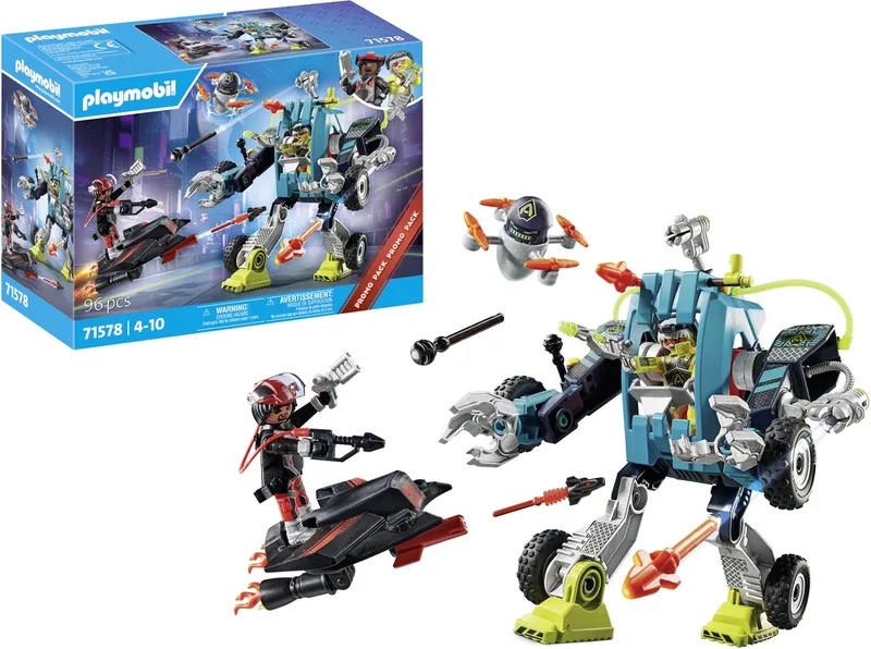 Top Agents PROMO Robot vs. vlieger - 71578 by Playmobil in Multicolor – product photo
