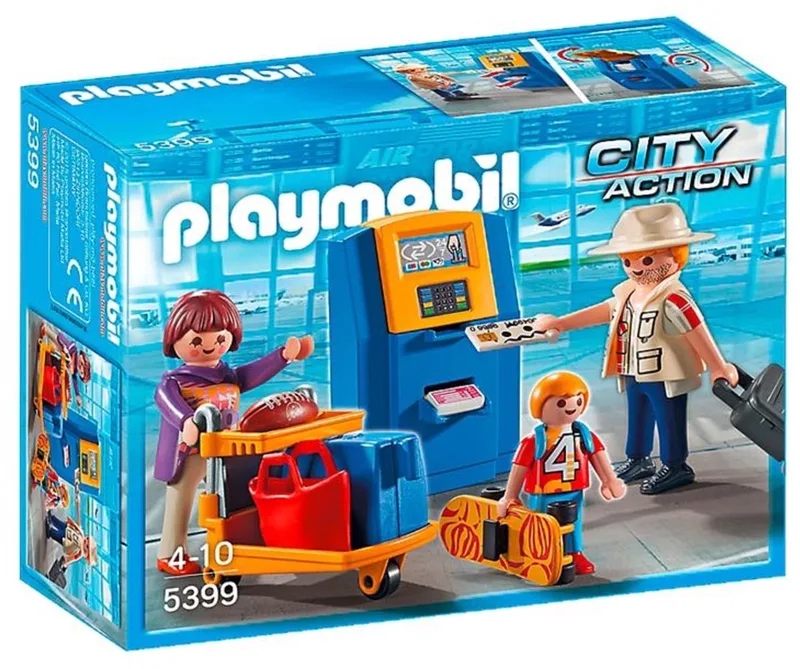 Vakantiegangers aan incheckbalie - 5399 von Playmobil in Multicolor – Produktfoto
