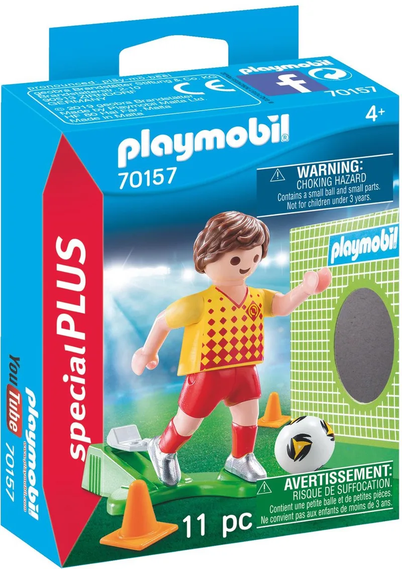 Voetballer met doel - 70157 von Playmobil in Multicolor – Produktfoto