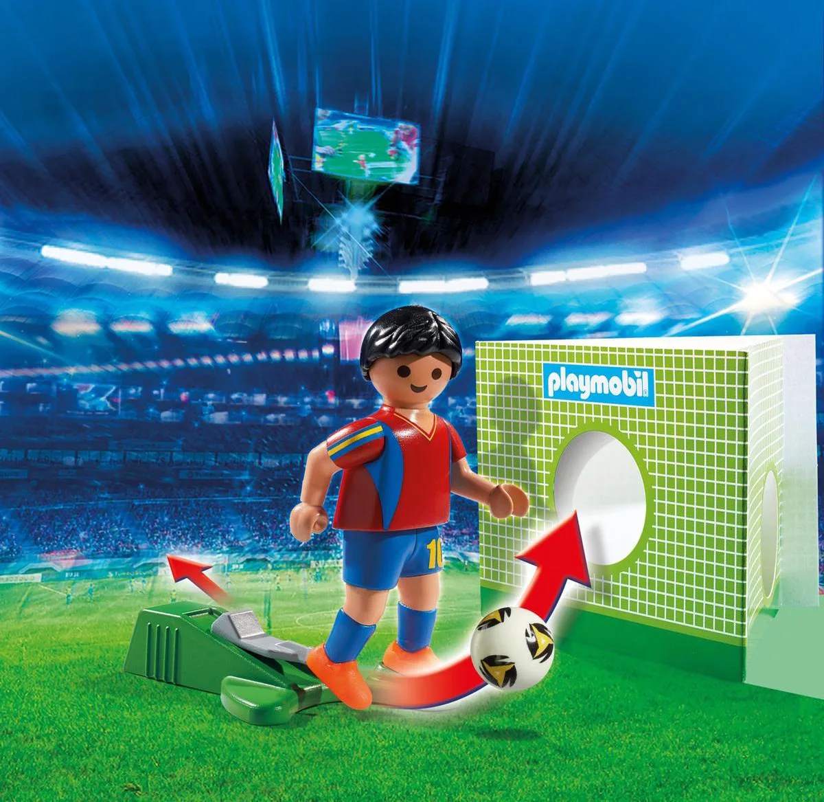 Voetbalspeler Spanje - 6896 by Playmobil in Red – product photo