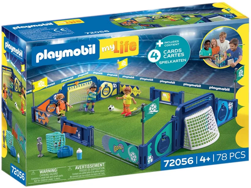Voetbalstadion speelset - My Life 72056 voetbal speelgoed. van Playmobil in Meerkleurig – productfoto