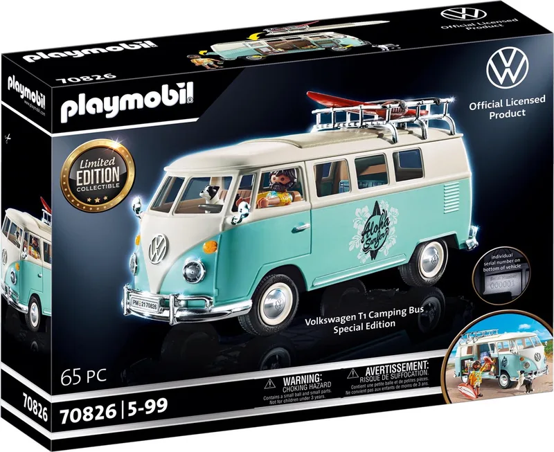 Volkswagen T1 campingbus - Special Edition - 70826 van Playmobil in Multicolor – productfoto