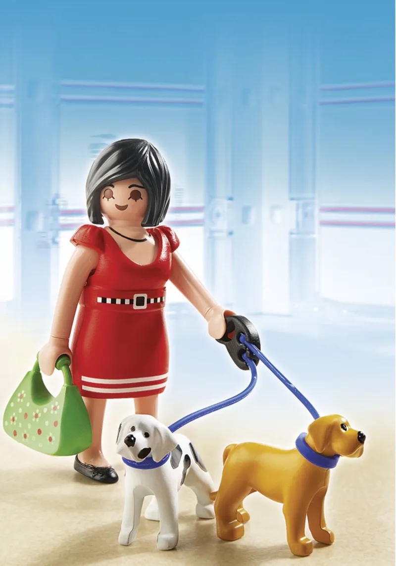 Vrouw met puppy's van Playmobil in Meerkleurig – productfoto