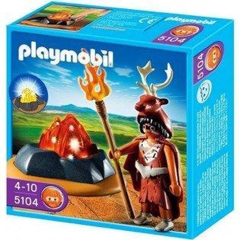 Vuurwachter Met LED-verlichte Rots - 5104 von Playmobil in Multi – Produktfoto