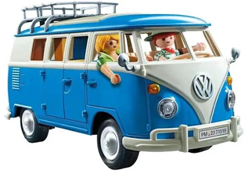 VW T1 Campingbus blauw - P-71519 von Playmobil in Meerkleurig – Produktfoto