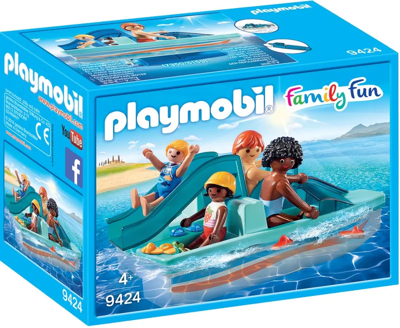 Waterfiets met glijbaan - 9424 de Playmobil en Multicolor – photo du produit