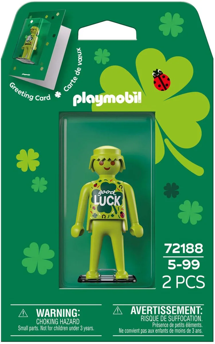 Wenskaart Veel Geluk - 72188 von Playmobil in Multi kleuren – Produktfoto