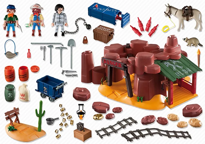 Western goudmijn/Mine d'or explosif by Playmobil in Meerkleurig – product photo