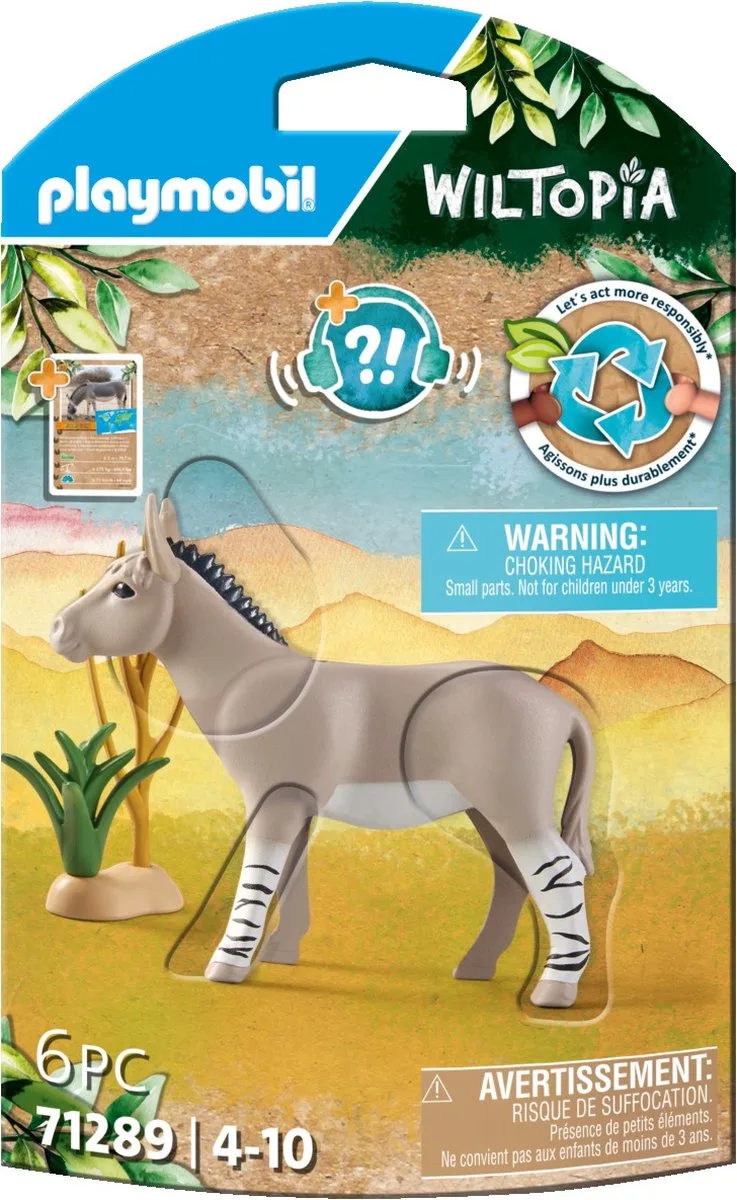 Wiltopia - Afrikaanse wilde ezel - 71289 från Playmobil i Multicolor – produktbild