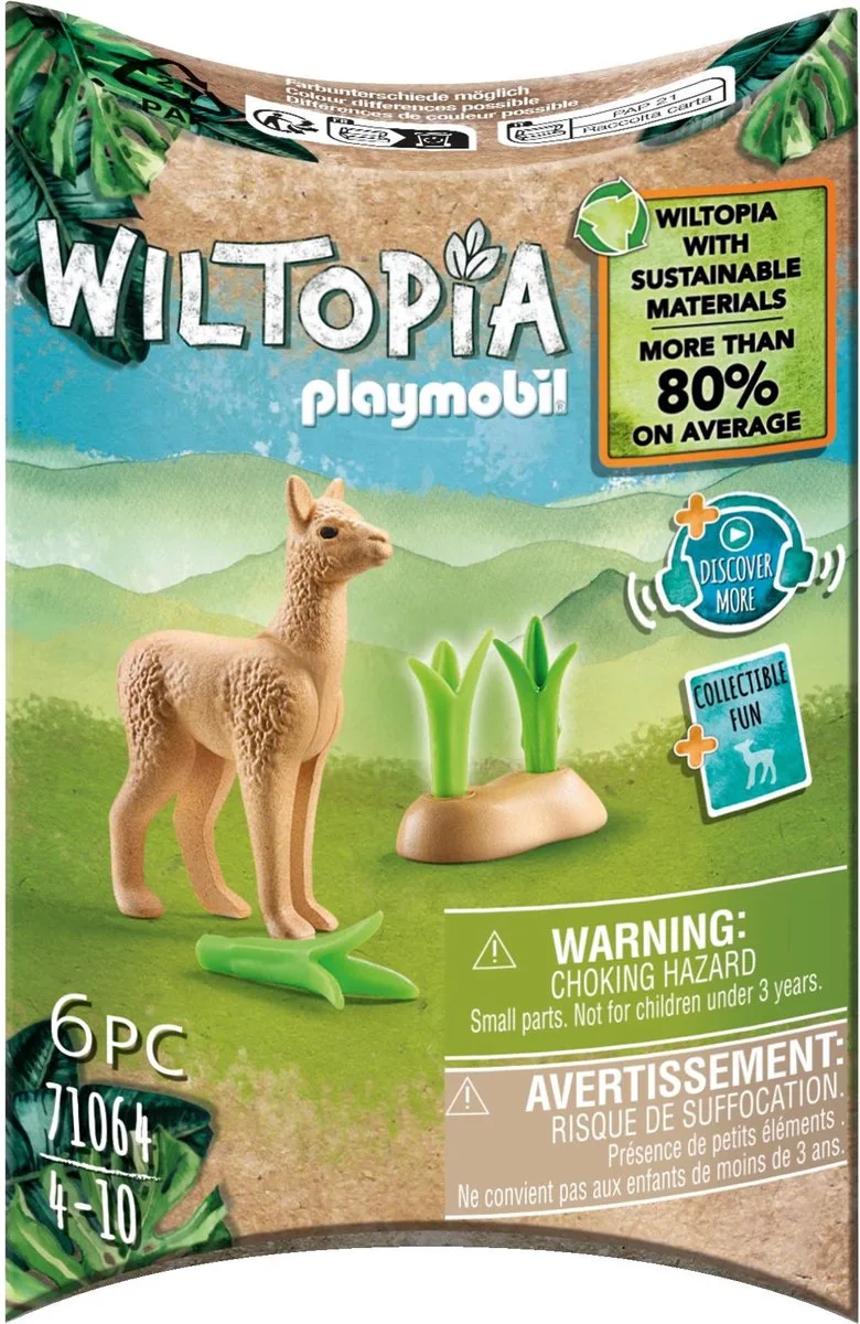 Wiltopia Baby alpaca - 71064 by Playmobil in Multicolor – product photo