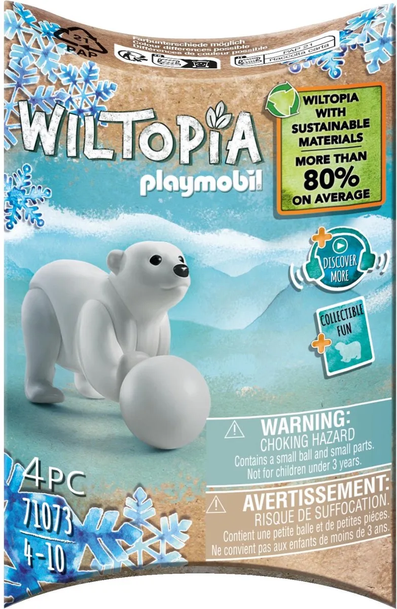 Wiltopia Baby ijsbeer - 71073 från Playmobil i Multicolor – produktbild