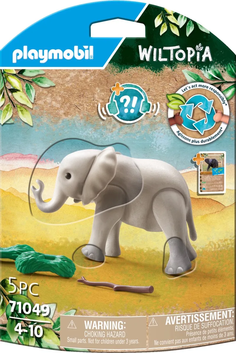 Wiltopia Baby olifant - 71049 by Playmobil in Multicolor – product photo