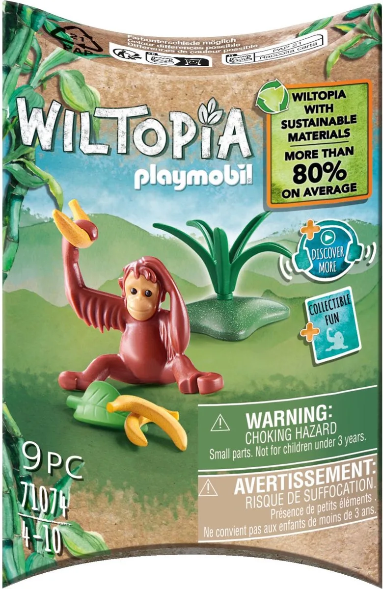 Wiltopia Baby orang-oetan - 71074 by Playmobil in Multicolor – product photo
