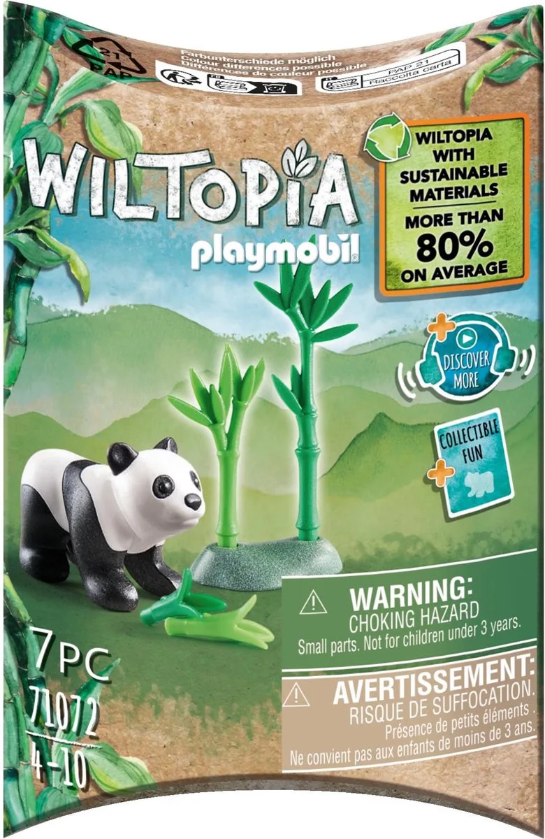 Wiltopia Baby panda - 71072 fra Playmobil i Multicolor – produktbillede