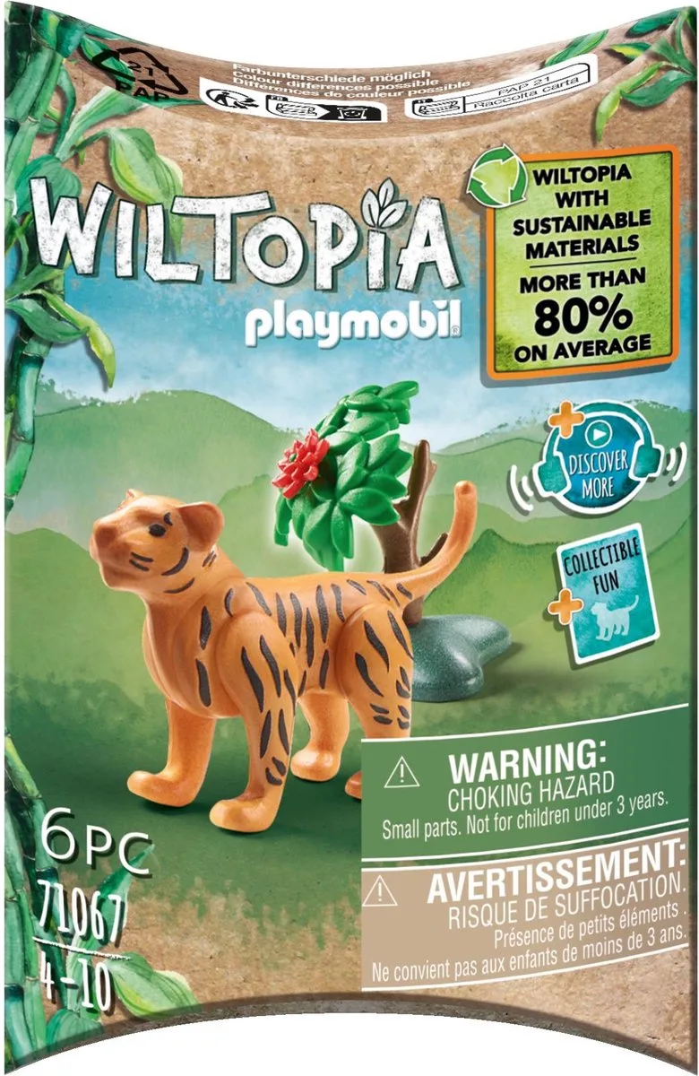 Wiltopia Baby tijger - 71067 by Playmobil in Multicolor – product photo