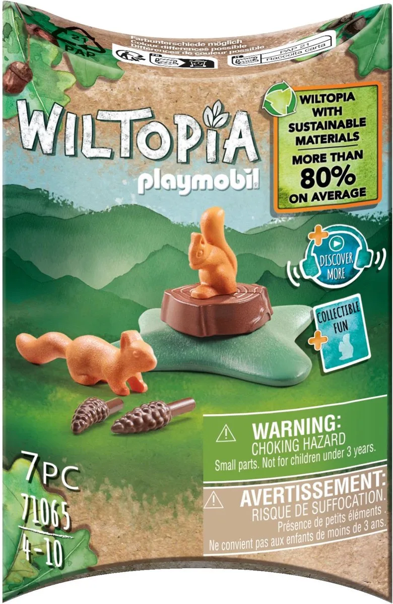 Wiltopia Eekhoorns - 71065 fra Playmobil i Multicolor – produktbillede
