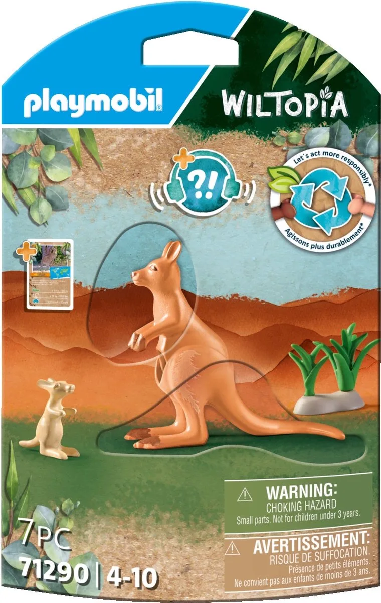 Wiltopia - Kangoeroe met welp - 71290 by Playmobil in Multicolor – product photo