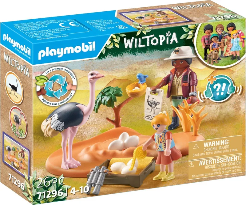 Wiltopia - Op bezoek bij papa struisvogel - 71296 de Playmobil en Multicolor – photo du produit