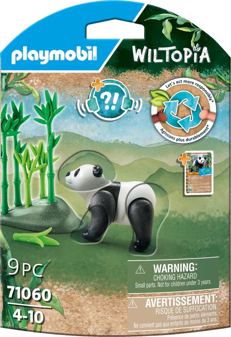 Wiltopia Panda - 71060 by Playmobil in Multicolor – product photo