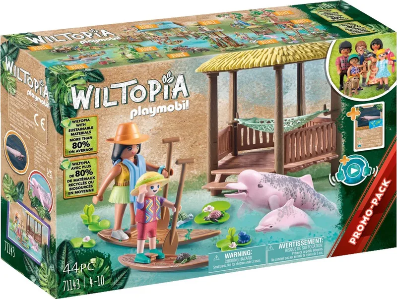 Wiltopia - Peddeltocht met de rivierdolfijnen - 71143 de Playmobil en Multicolor – photo du produit