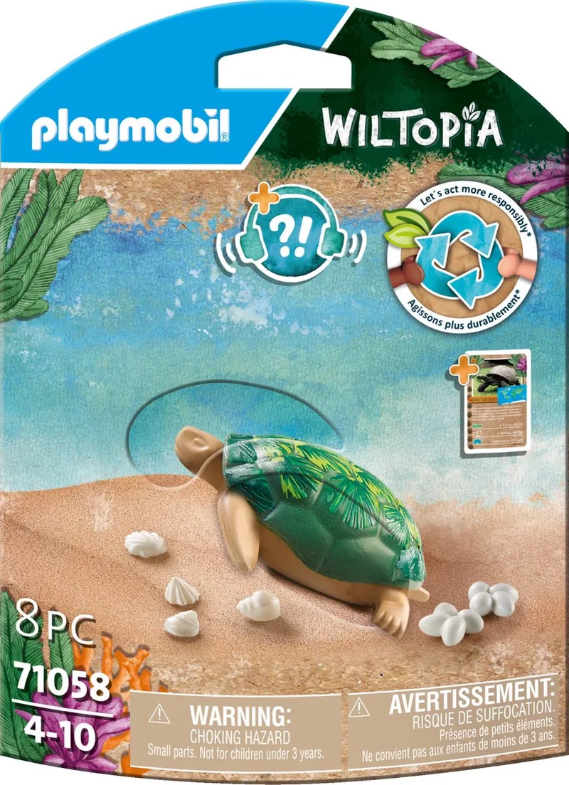 Wiltopia Reuzenschildpad - 71058 fra Playmobil i Multicolor – produktbillede