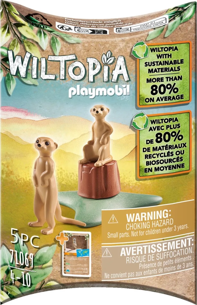 Wiltopia Stokstaartje - 71069 de Playmobil en Multicolor – photo du produit