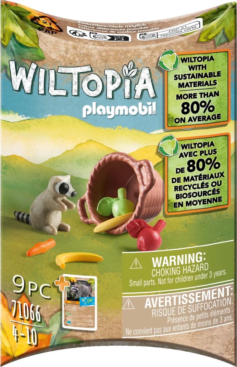 Wiltopia Wasbeer - 71066 fra Playmobil i Multicolor – produktbillede