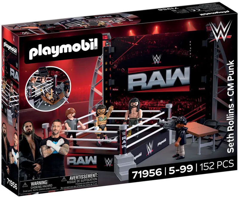 WWE RAW Ring Verzamelaarsset - 71956 van Playmobil in Multi kleuren – productfoto