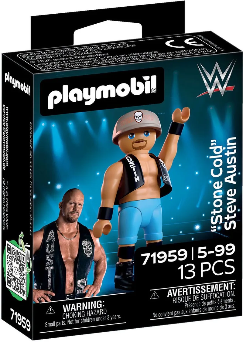 WWE Stone Cold Steve Austin - 71959 de Playmobil en Multi kleuren – photo du produit