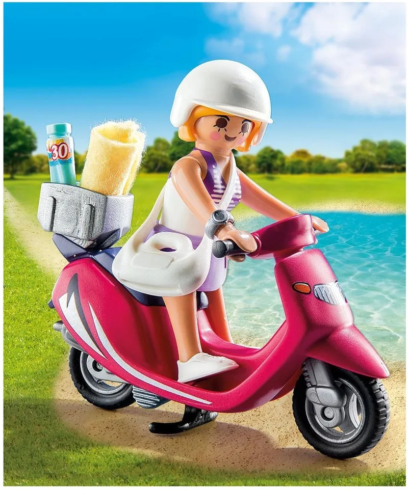 Zomers meisje met scooter - 9084 by Playmobil in Multicolor – product photo