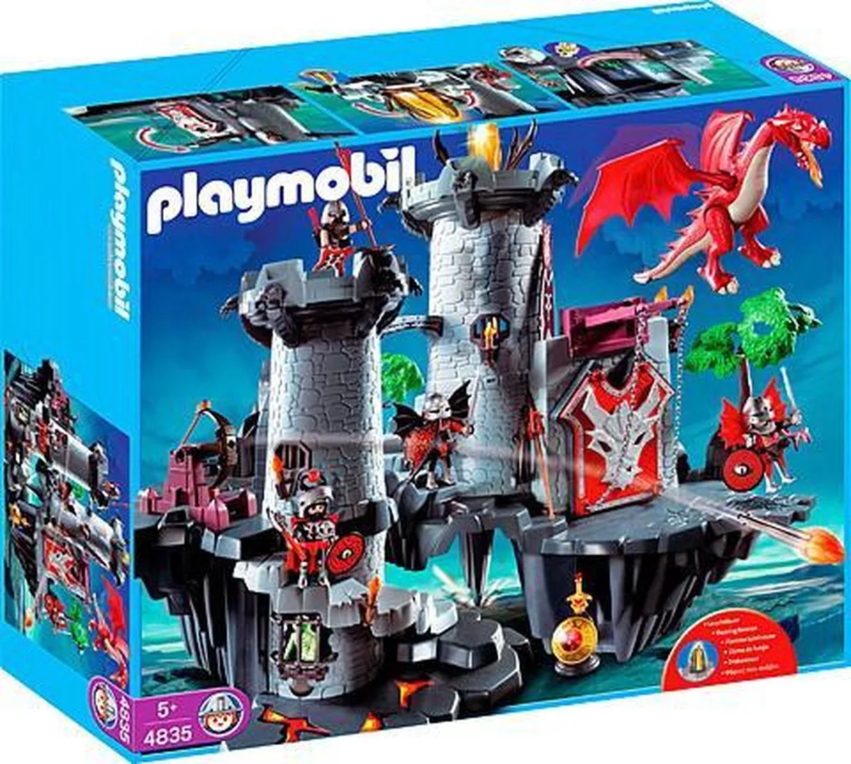 Zwarte Drakenburcht - 4835 by Playmobil in "zwart – product photo