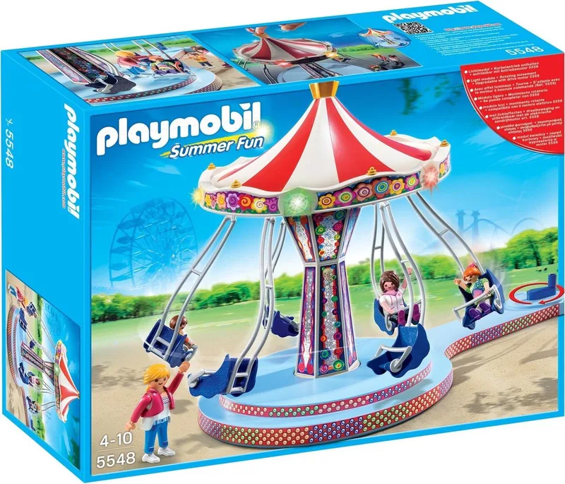 Zweefmolen met kleurrijke verlichting / Manège de chaises volantes by Playmobil in Multi colour – product photo