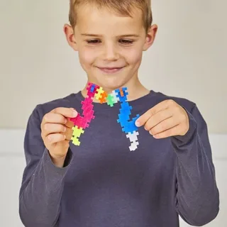 Basic 600 delige bouwset - 3311 - Bouwspeelgoed - Constructiespeelgoed - Set met bouwstenen - Vanaf 5 jaar by Plus-Plus in Neon – product photo 5 of 6