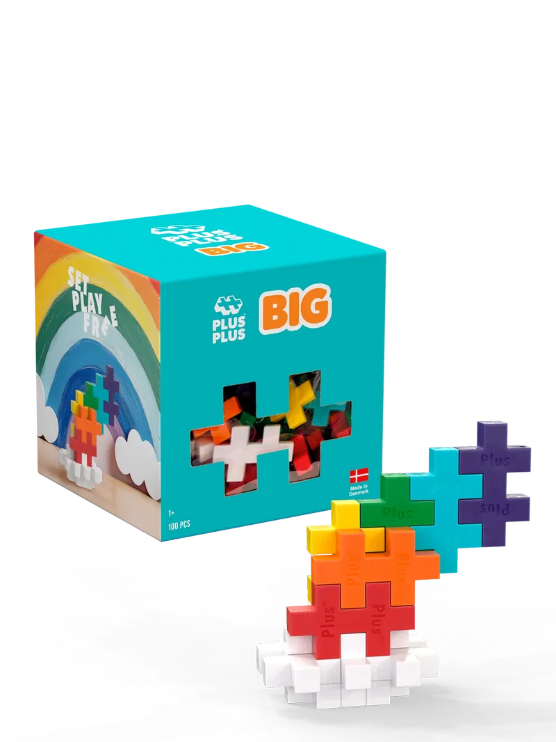 BIG Rainbow Mix / 100 pcs (4354) von Plus-Plus – Produktfoto