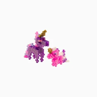 Glitter Unicorns Eenhoorn – 100 delige bouwset – 4373 – Bouwspeelgoed – Constructiespeelgoed – Set met bouwstenen – Vanaf 5 jaar by Plus-Plus in Unicorns Glitter – product photo 2 of 3