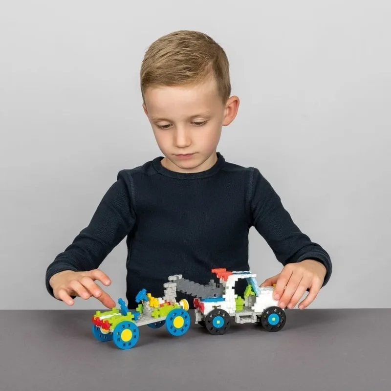 Learn to Build 500 delige bouwset - 7011 - Bouwspeelgoed - Constructiespeelgoed - Set met bouwstenen - Vanaf 5 jaar by Plus-Plus in Voertuigen – product photo 4 of 4