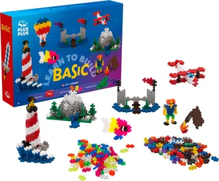 Learn to Build 600 delige bouwset - 5008 - Bouwspeelgoed - Constructiespeelgoed - Set met bouwstenen - Vanaf 5 jaar by Plus-Plus in Basic – product photo 1 of 4
